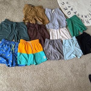 Kids Assorted Color Shorts Set